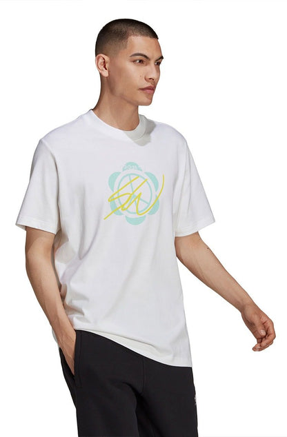 Camiseta Adidas Superturf Adventure x Sean Wotherspoon Branca/Amarela - NewSkull