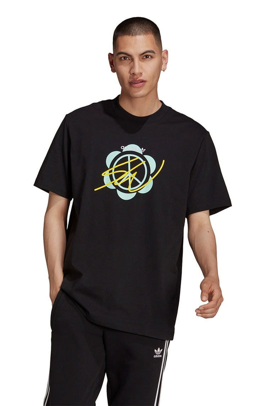 Camiseta Adidas Superturf Adventure x Sean Wotherspoon Preta/Amarela - NewSkull