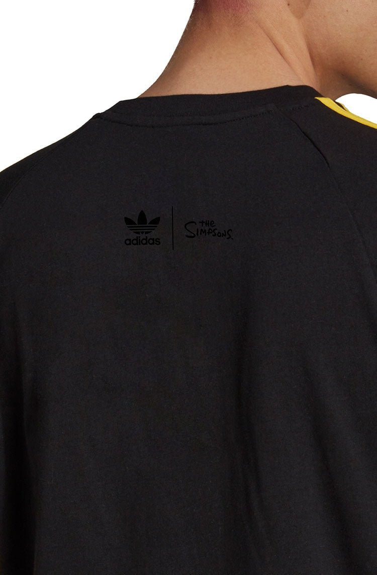 Camiseta Adidas The Simpsons 3 - Stripes Preta/Amarela - NewSkull