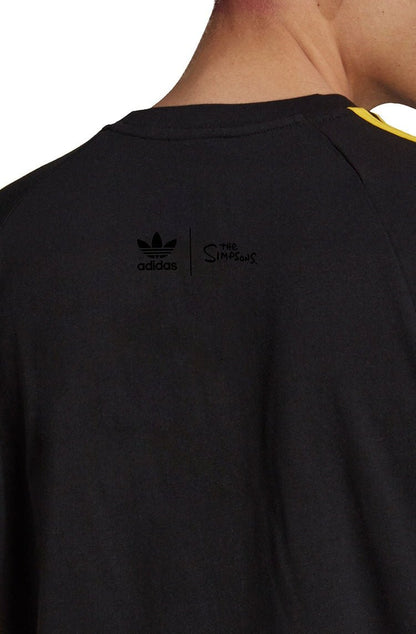 Camiseta Adidas The Simpsons 3 - Stripes Preta/Amarela - NewSkull