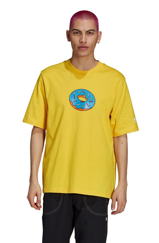Camiseta Adidas The Simpsons Donut Amarela/Azul - NewSkull