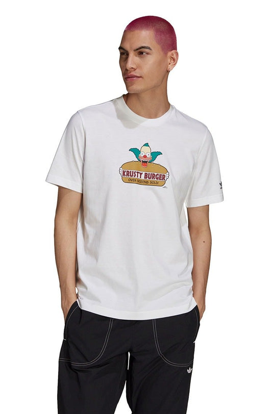 Camiseta Adidas The Simpsons Krusty Burger Branca/Verde - NewSkull
