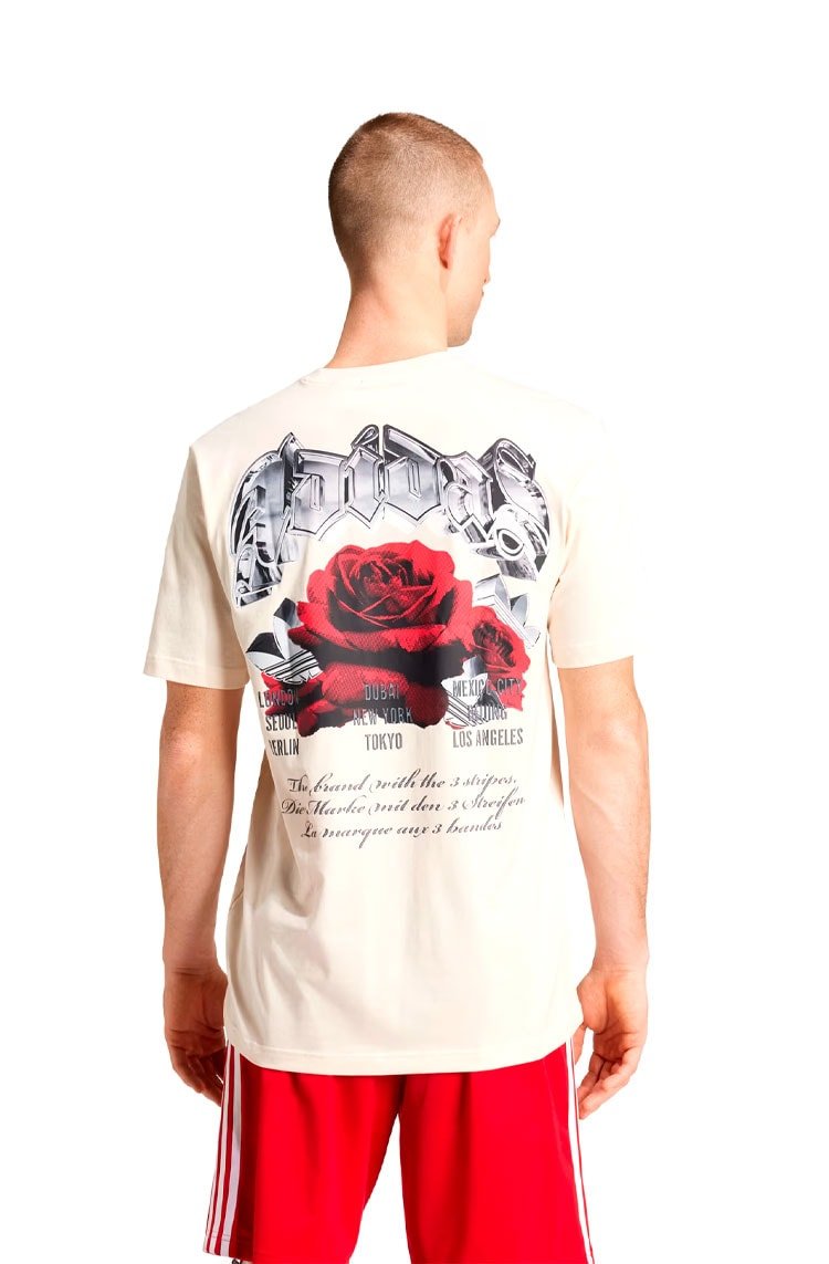 Camiseta Adidas Training Supply Fashion 3 Bege - NewSkull