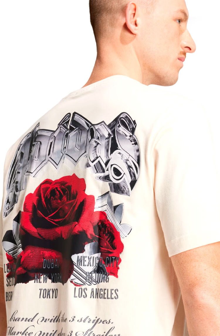 Camiseta Adidas Training Supply Fashion 3 Bege - NewSkull