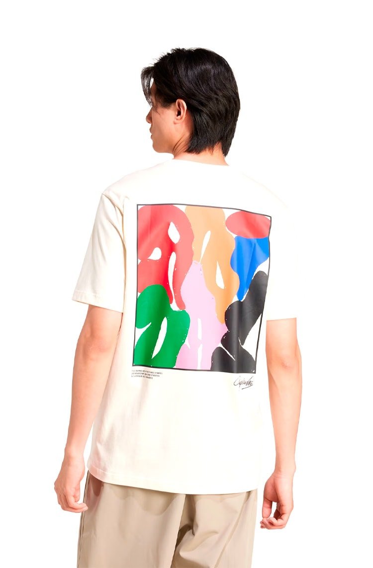 Camiseta Adidas Training Supply Fashion Arty Bege - NewSkull