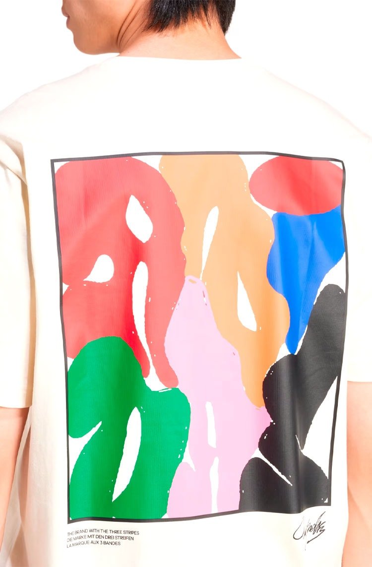 Camiseta Adidas Training Supply Fashion Arty Bege - NewSkull