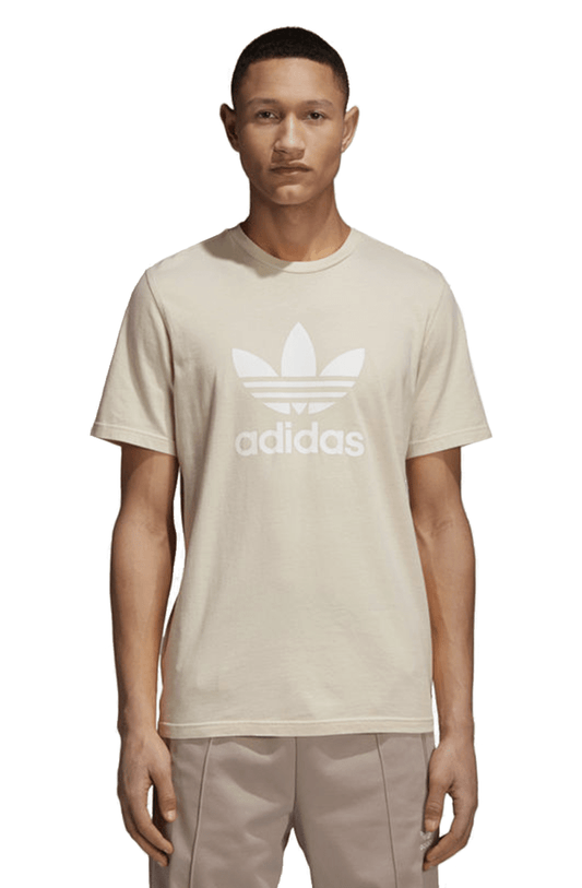 Camiseta Adidas Trefoil Bege - NewSkull