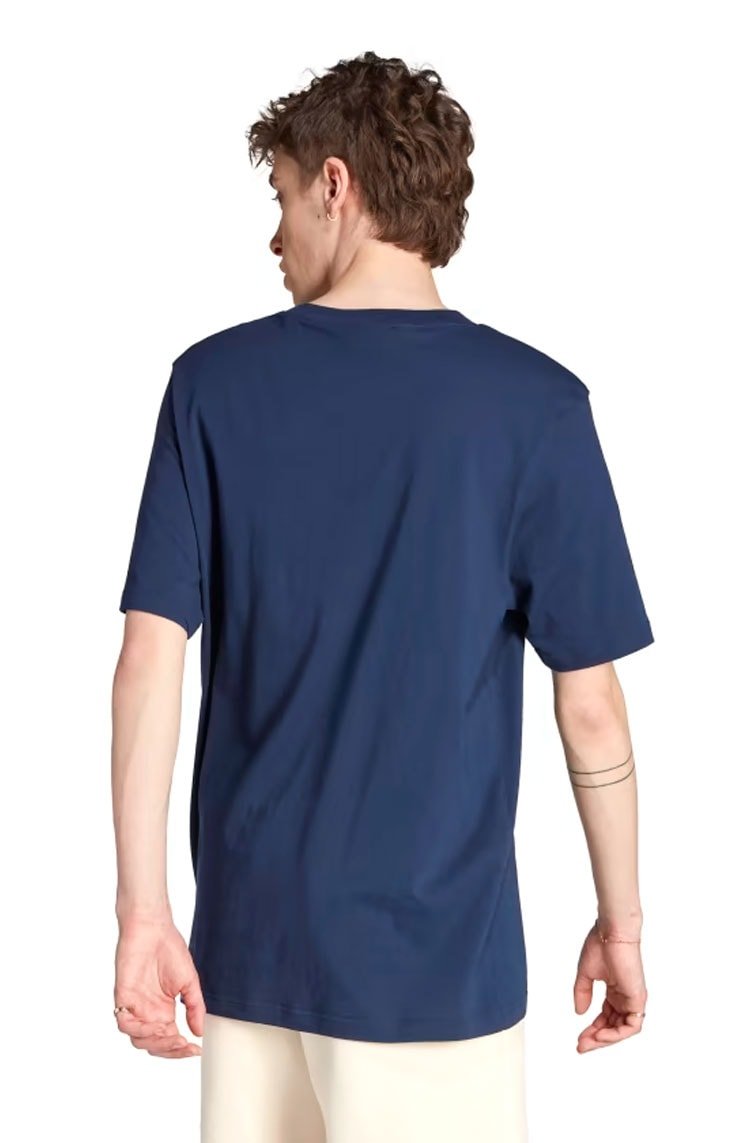 Camiseta Adidas Trefoil Essentials Azul Marinho - NewSkull