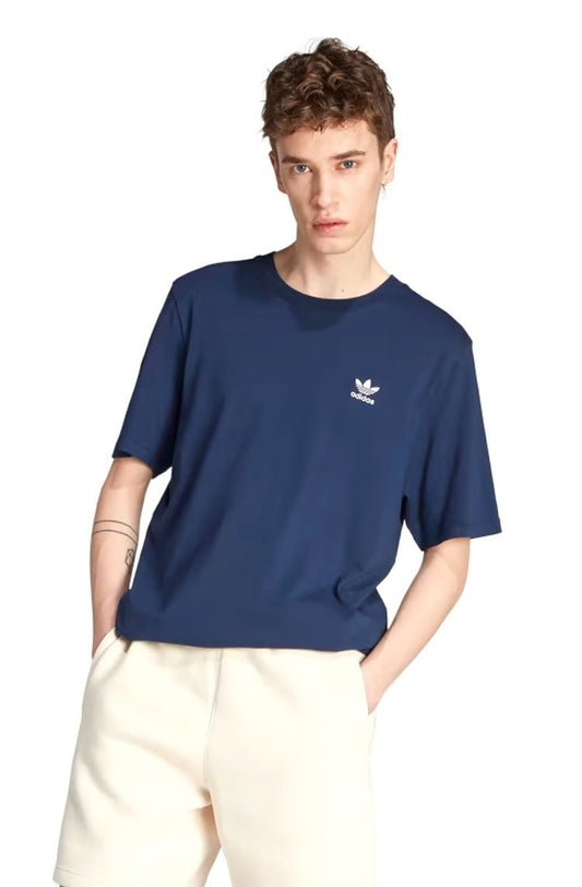 Camiseta Adidas Trefoil Essentials Azul Marinho - NewSkull