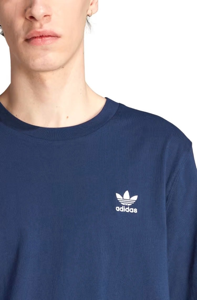Camiseta Adidas Trefoil Essentials Azul Marinho - NewSkull