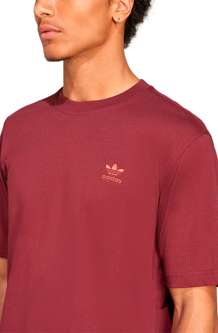 Camiseta Adidas Trefoil Essentials Bordo - NewSkull
