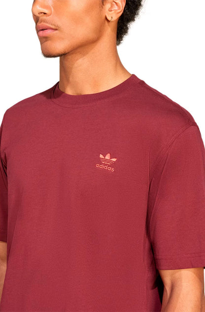 Camiseta Adidas Trefoil Essentials Bordo - NewSkull