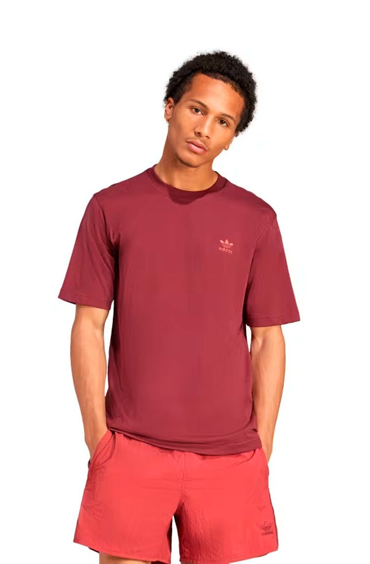 Camiseta Adidas Trefoil Essentials Bordo - NewSkull