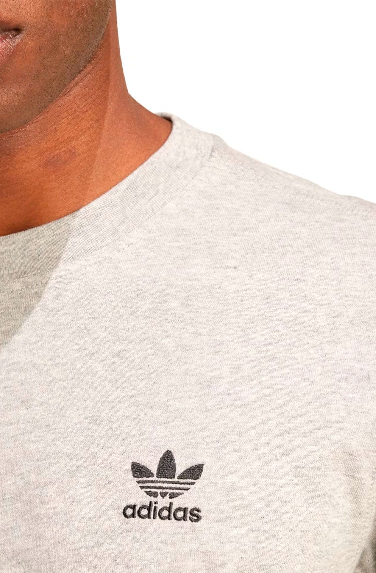 Camiseta Adidas Trefoil Essentials Cinza/Preto - NewSkull