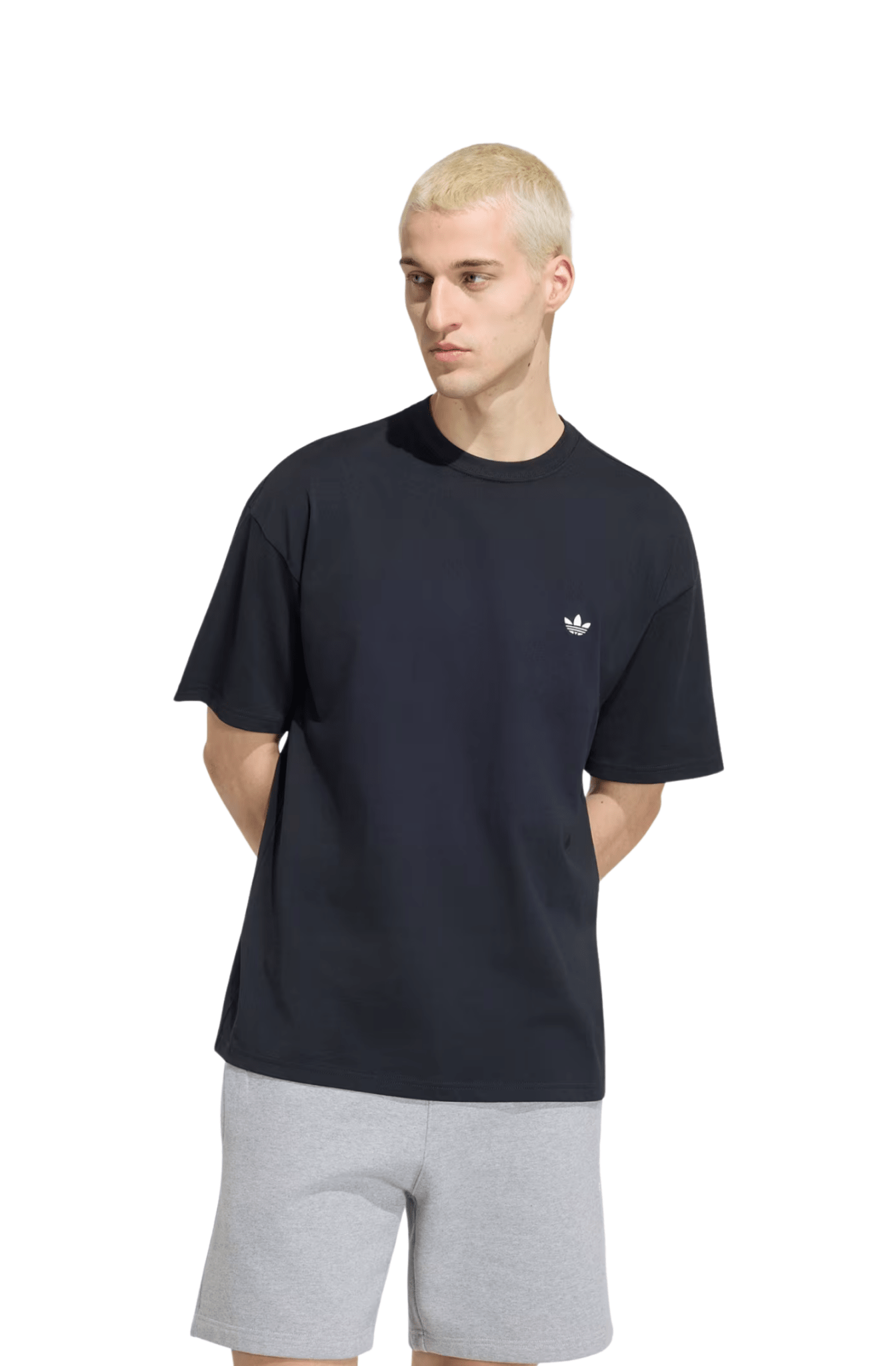 Camiseta Adidas Trefoil Essentials Loose Preto - NewSkull