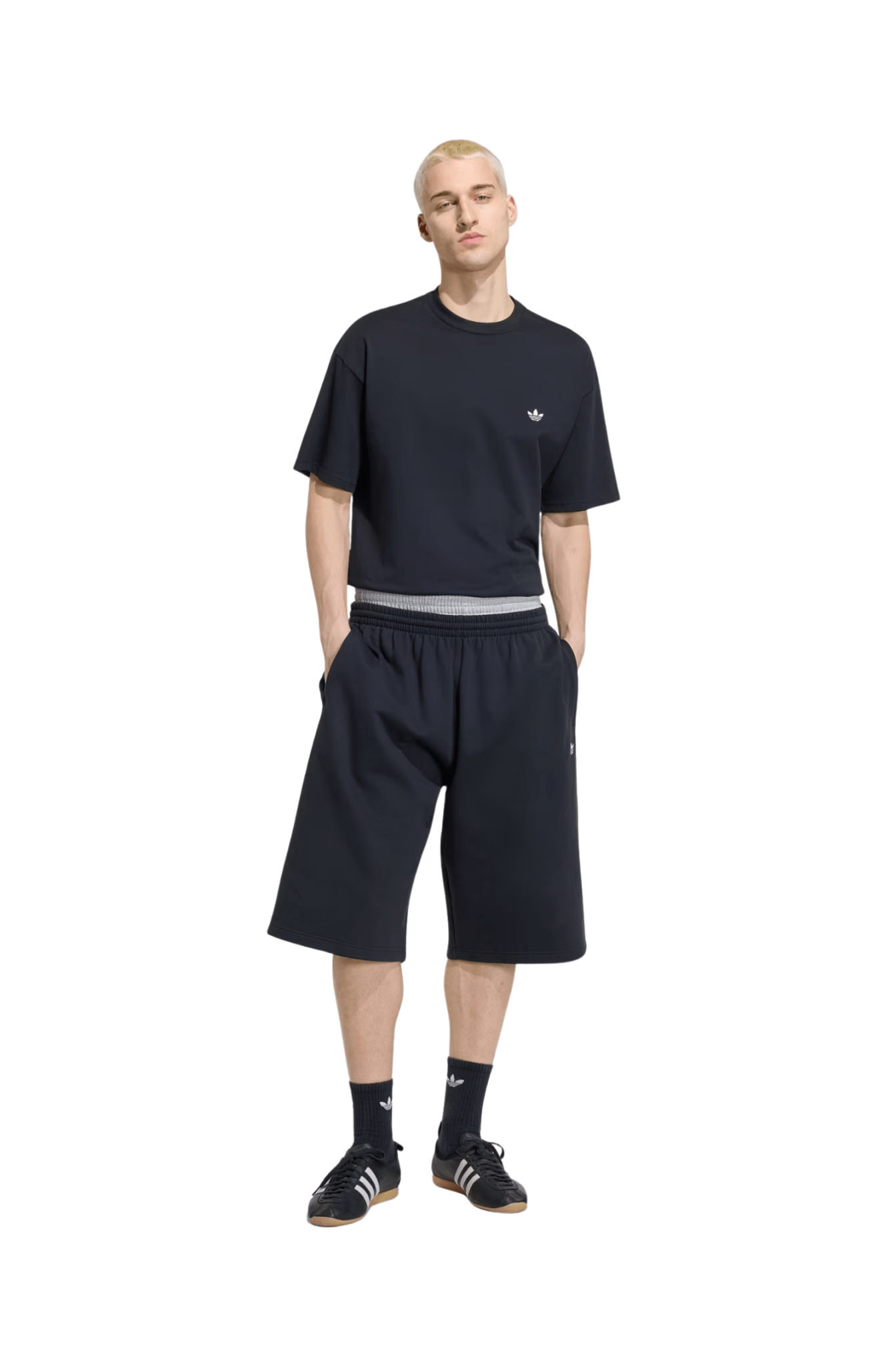 Camiseta Adidas Trefoil Essentials Loose Preto - NewSkull