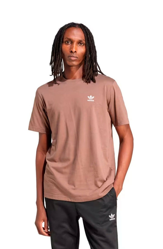 Camiseta Adidas Trefoil Essentials Marrom - NewSkull