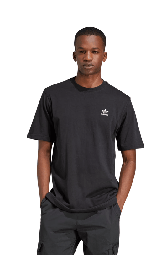 Camiseta Adidas Trefoil Essentials Preto/Branco - NewSkull