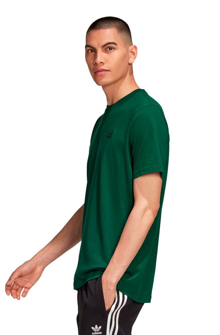 Camiseta Adidas Trefoil Essentials Verde Escuro - NewSkull