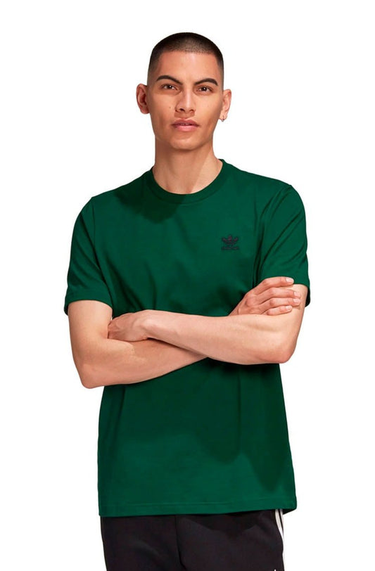 Camiseta Adidas Trefoil Essentials Verde Escuro - NewSkull