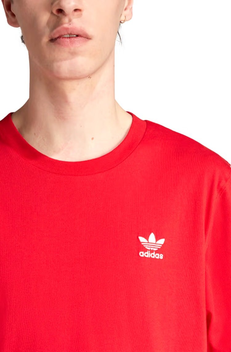 Camiseta Adidas Trefoil Essentials Vermelho - NewSkull