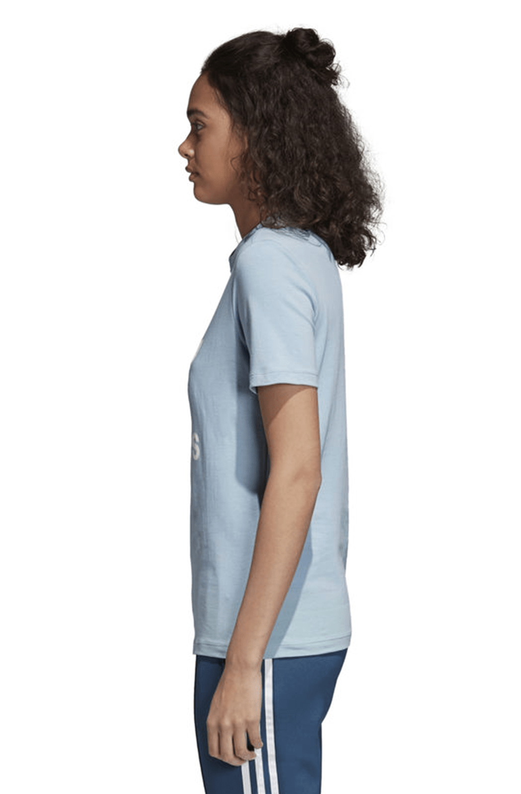 Camiseta Adidas Trefoil Feminina Azul - NewSkull