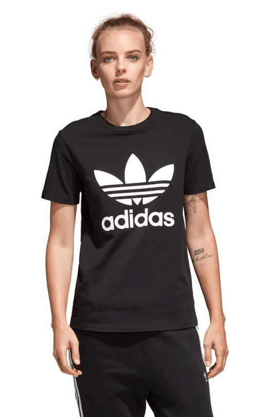 CAMISETA ADIDAS TREFOIL FEMININA PRETO - NewSkull