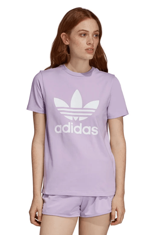 CAMISETA ADIDAS TREFOIL FEMININA ROXA - NewSkull