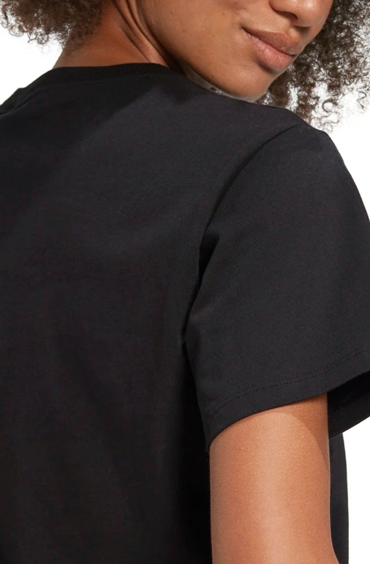Camiseta Adidas Trefoil Logo Preto/Leopardo - NewSkull