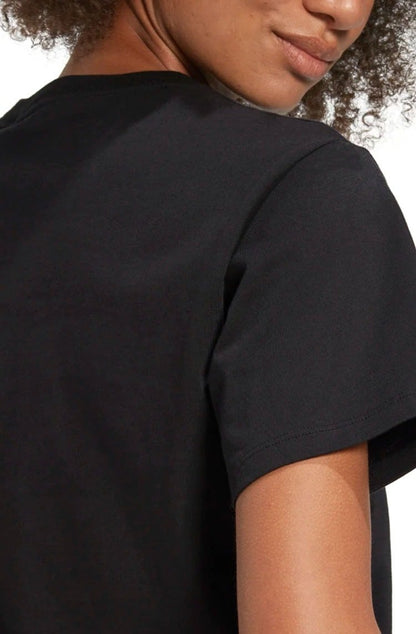 Camiseta Adidas Trefoil Logo Preto/Leopardo - NewSkull