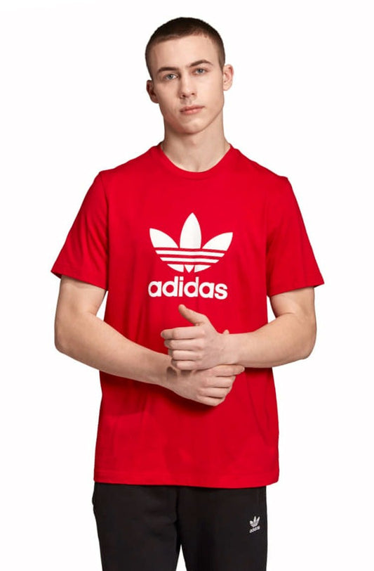 Camiseta ADIDAS Trefoil Vermelha/Branca - NewSkull