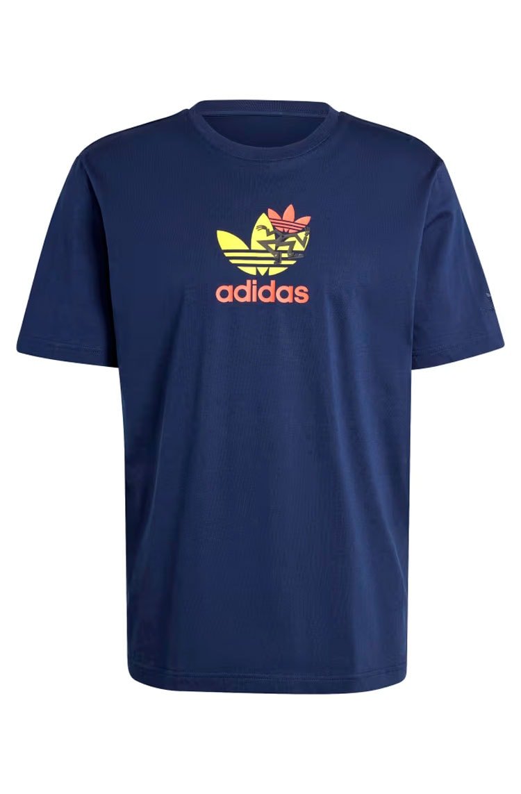 Camiseta Adidas Treino Manga Curta Azul marinho - NewSkull