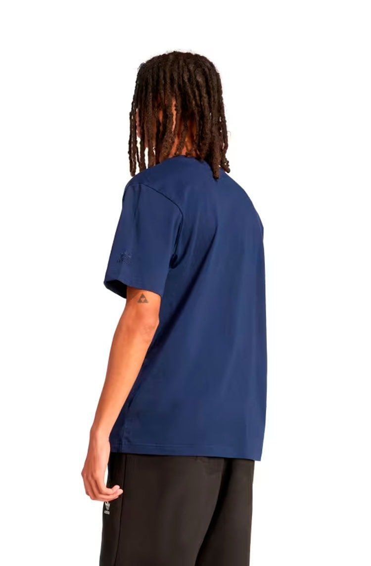 Camiseta Adidas Treino Manga Curta Azul marinho - NewSkull
