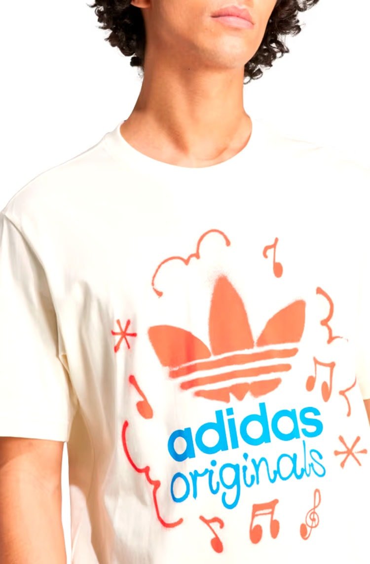 Camiseta Adidas Treino Supply Creme - NewSkull
