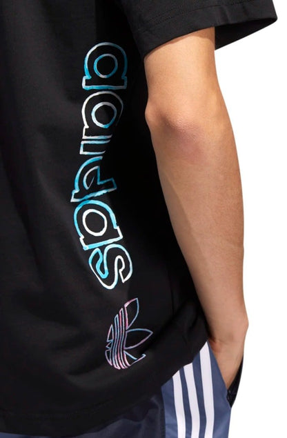 Camiseta ADIDAS Watercolor Preta - NewSkull