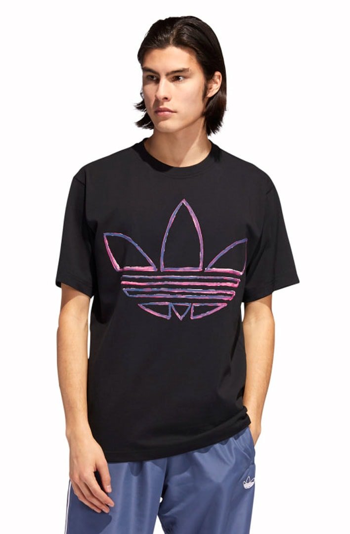Camiseta ADIDAS Watercolor Preta - NewSkull