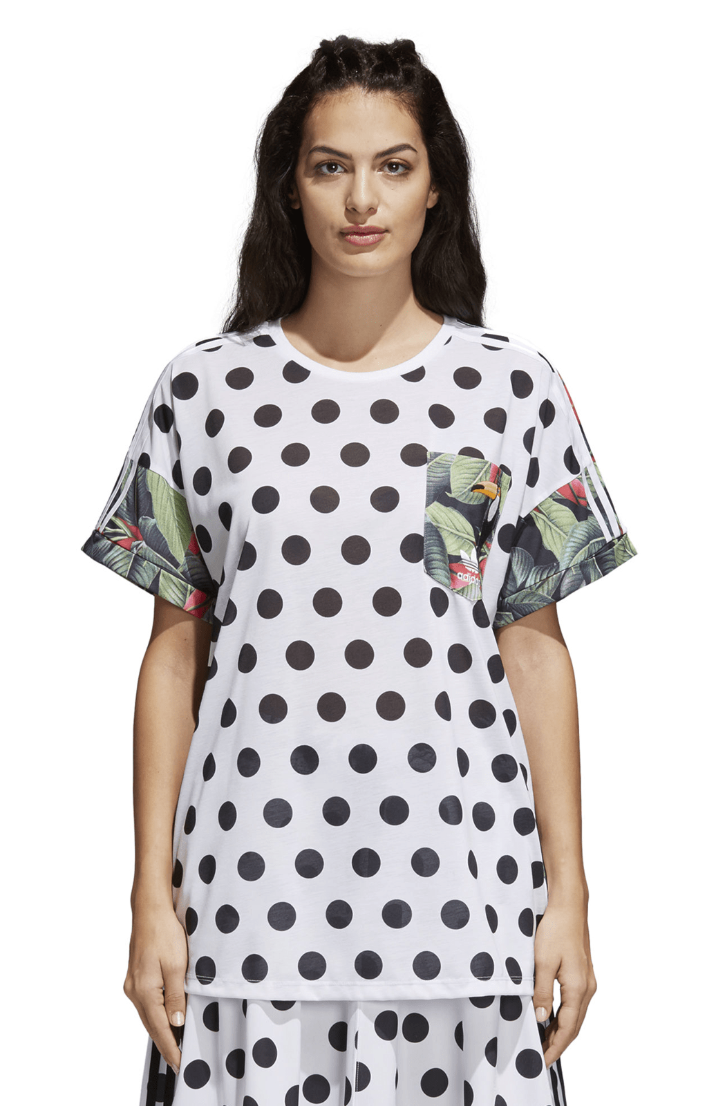 Camiseta Adidas X Farm Feminina Branca - NewSkull