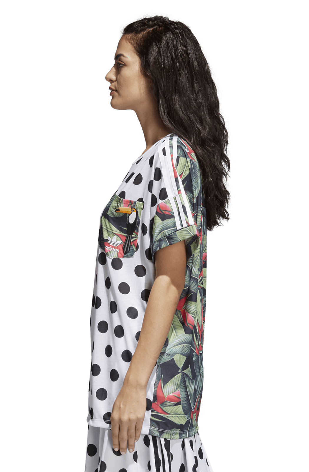 Camiseta Adidas X Farm Feminina Branca - NewSkull