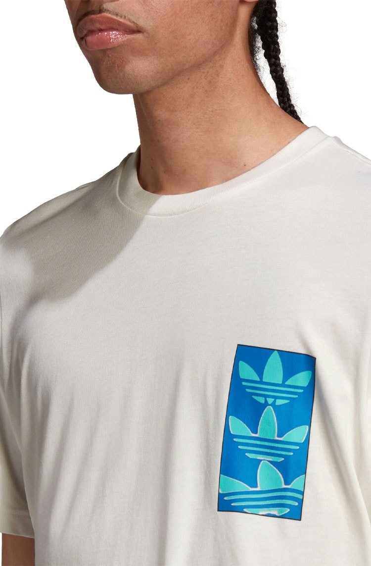 Camiseta Adidas Yung Z Tee 2 Branco/Azul - NewSkull