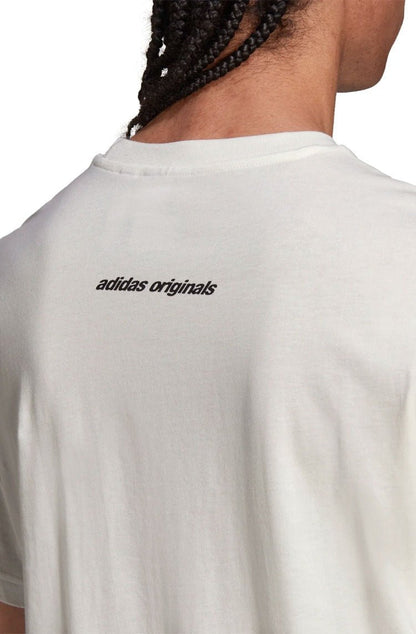 Camiseta Adidas Yung Z Tee 2 Branco/Azul - NewSkull