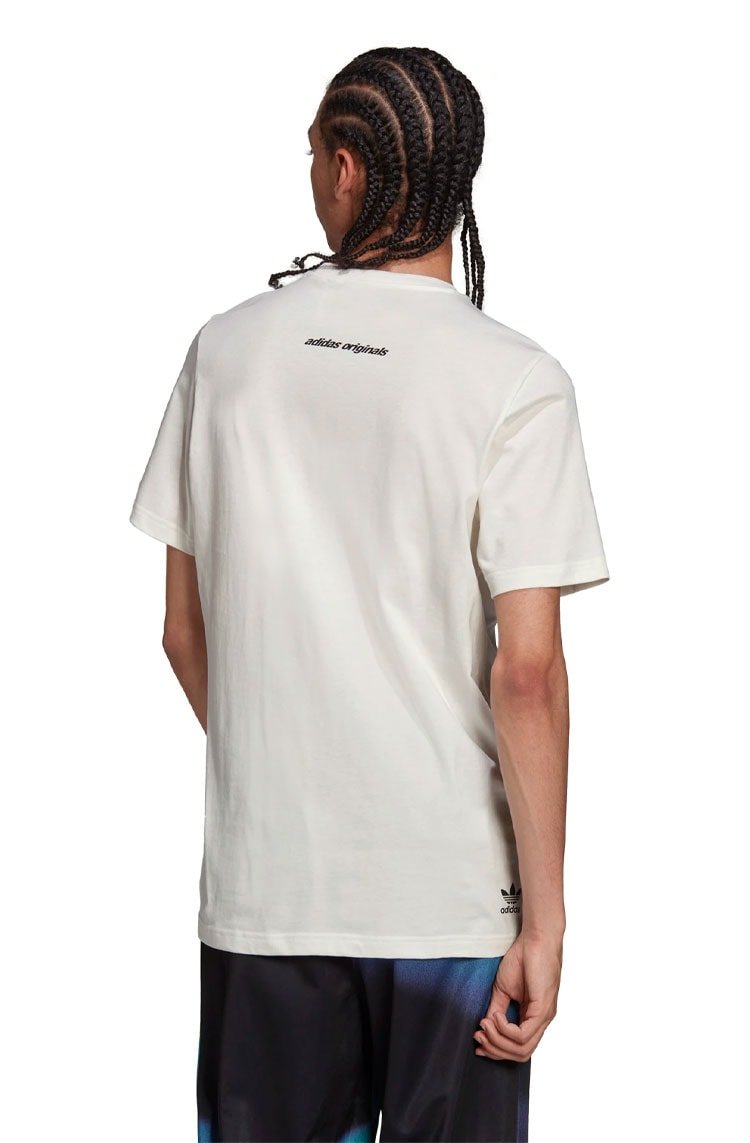 Camiseta Adidas Yung Z Tee 2 Branco/Azul - NewSkull