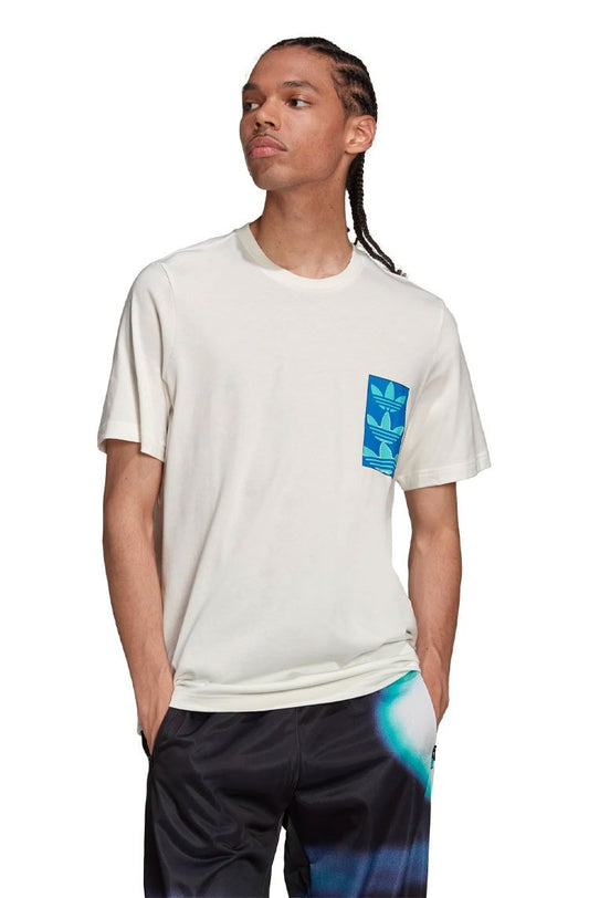 Camiseta Adidas Yung Z Tee 2 Branco/Azul - NewSkull