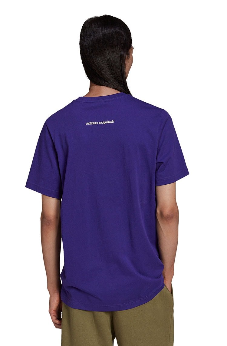 Camiseta Adidas Yung Z Tee 2 Roxo/Laranja - NewSkull