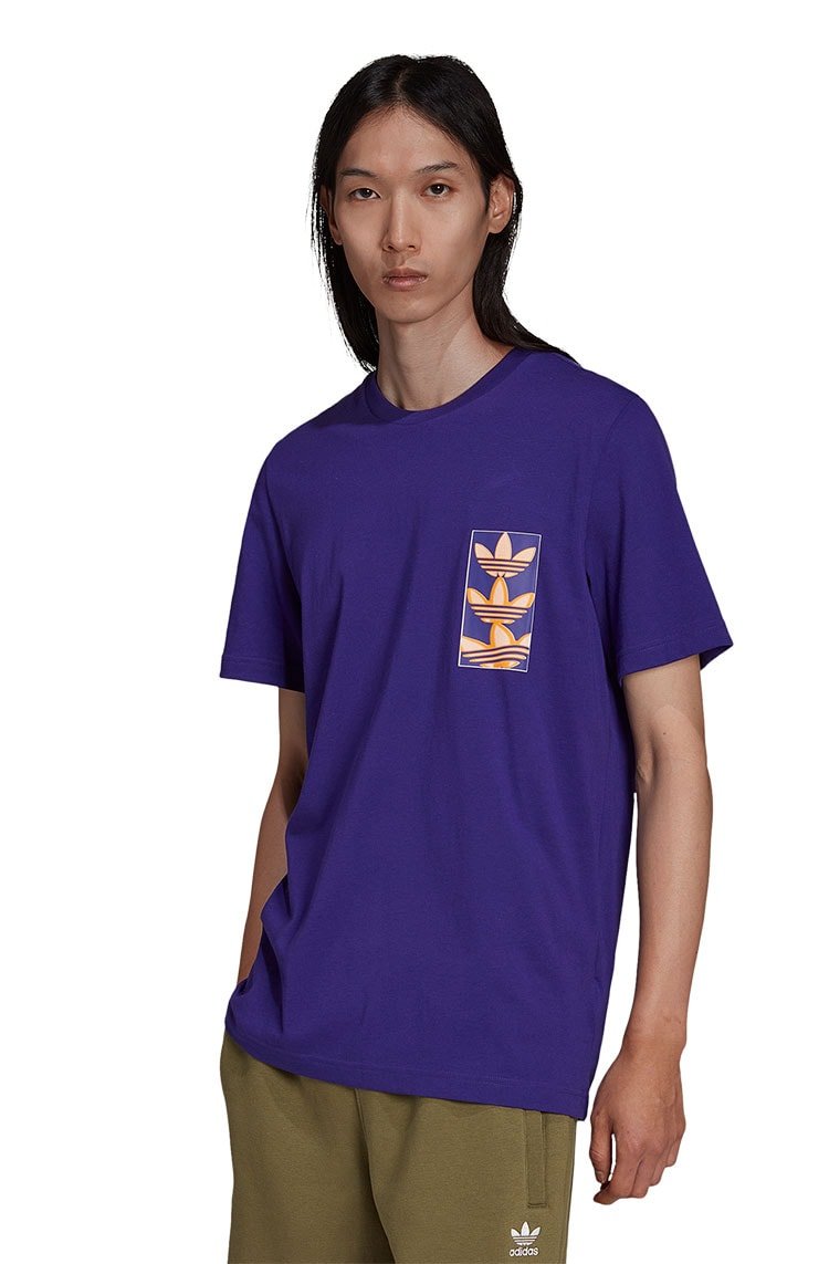 Camiseta Adidas Yung Z Tee 2 Roxo/Laranja - NewSkull