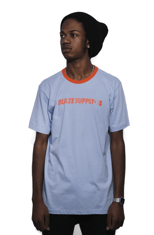 Camiseta Blaze Basica Stripes Flag Azul - NewSkull