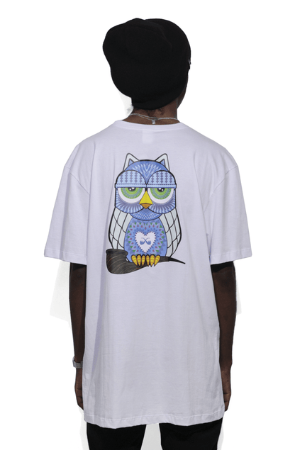 Camiseta Blaze Supply Basica Collab Barnero Color Branca - NewSkull