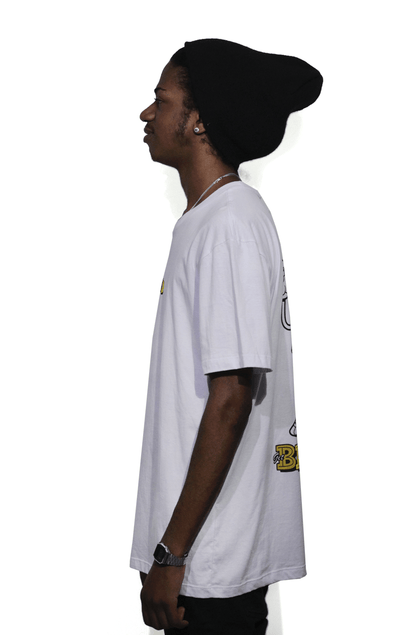 Camiseta Blaze Supply Basica Fosfobox Branca - NewSkull