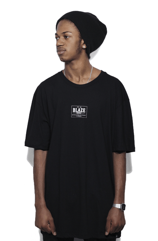 Camiseta Blaze Supply Silk Tag Preta - NewSkull