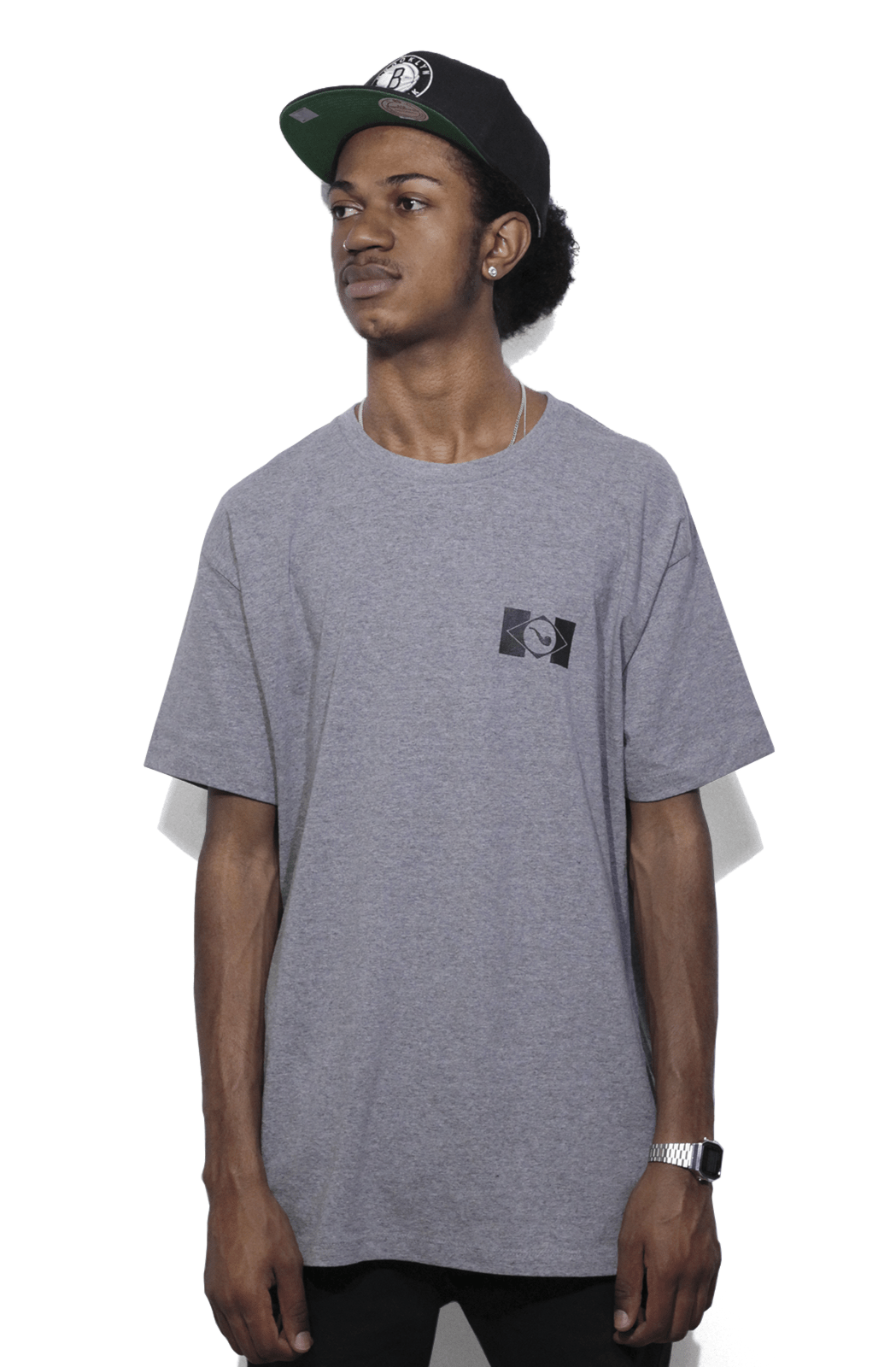 Camiseta Blaze Supply Tubular Ceremony Grey Cinza - NewSkull