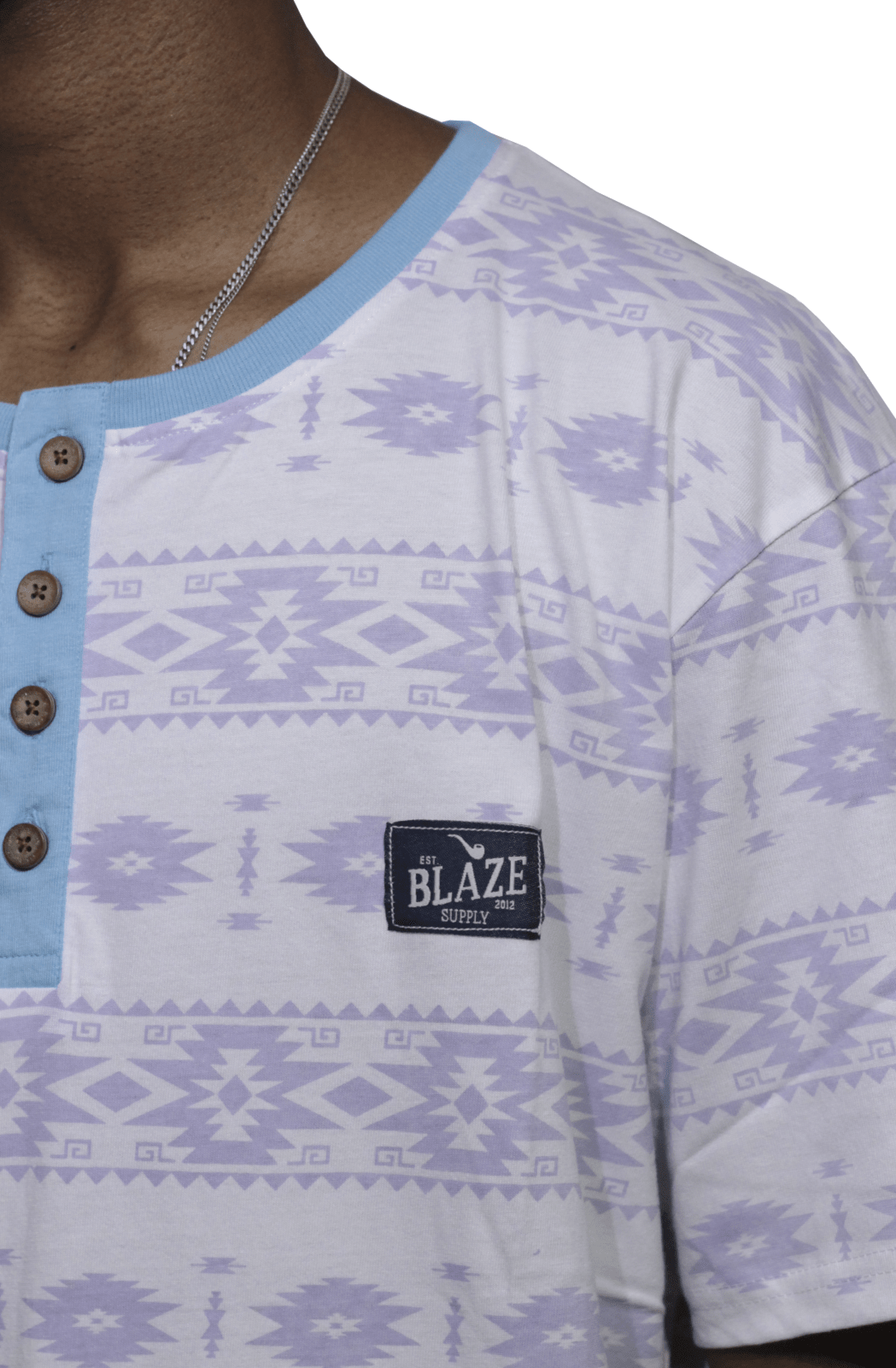 Camiseta Blaze Supply Tunisien Full Branca - NewSkull